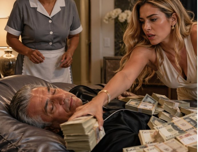 YOU FAKED SLEEP ON A BED OF CASH TO CATCH YOUR MAID STEALING—BUT THE HIDDEN CAMERA EXPOSED THE WOMAN YOU WERE ABOUT TO MARRY